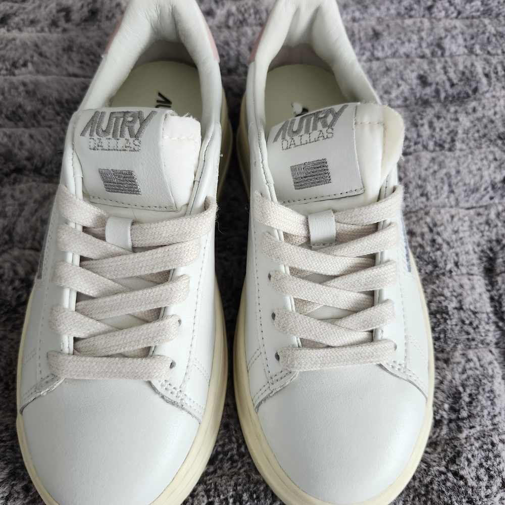 Autry Kids White and Pink Sneakers - Picture 6 of 9